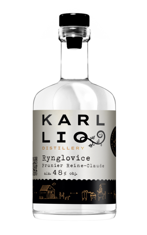 Karl LIQ Rynglovice 48% - Prunier Reine - Claude 0,2l