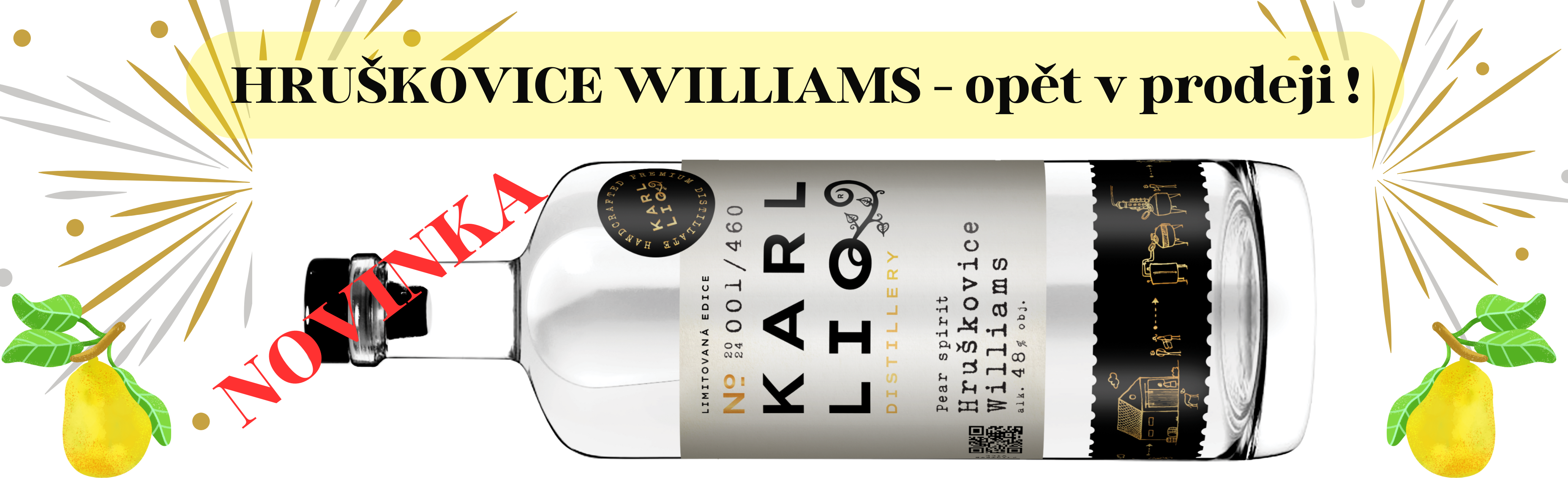 Hruškovice Williams opět v prodeji!