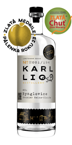 Karl LIQ Rynglovice 48% - Prunier Reine - Claude 0,5l