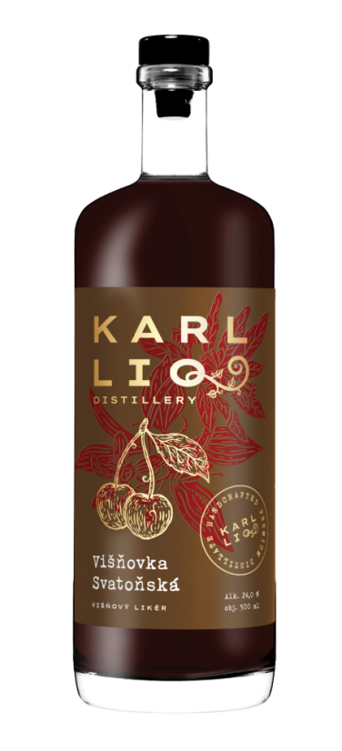 Karl LIQ Višňovka Svatoňská  24% 0,5l